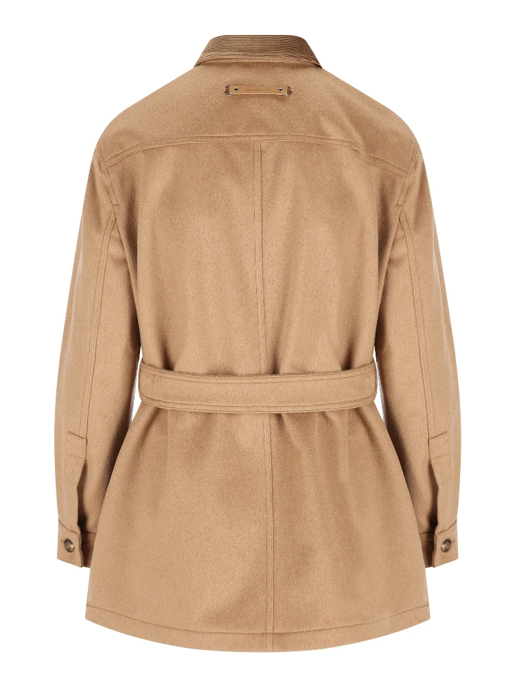Leva jacket in pure double wool alternative