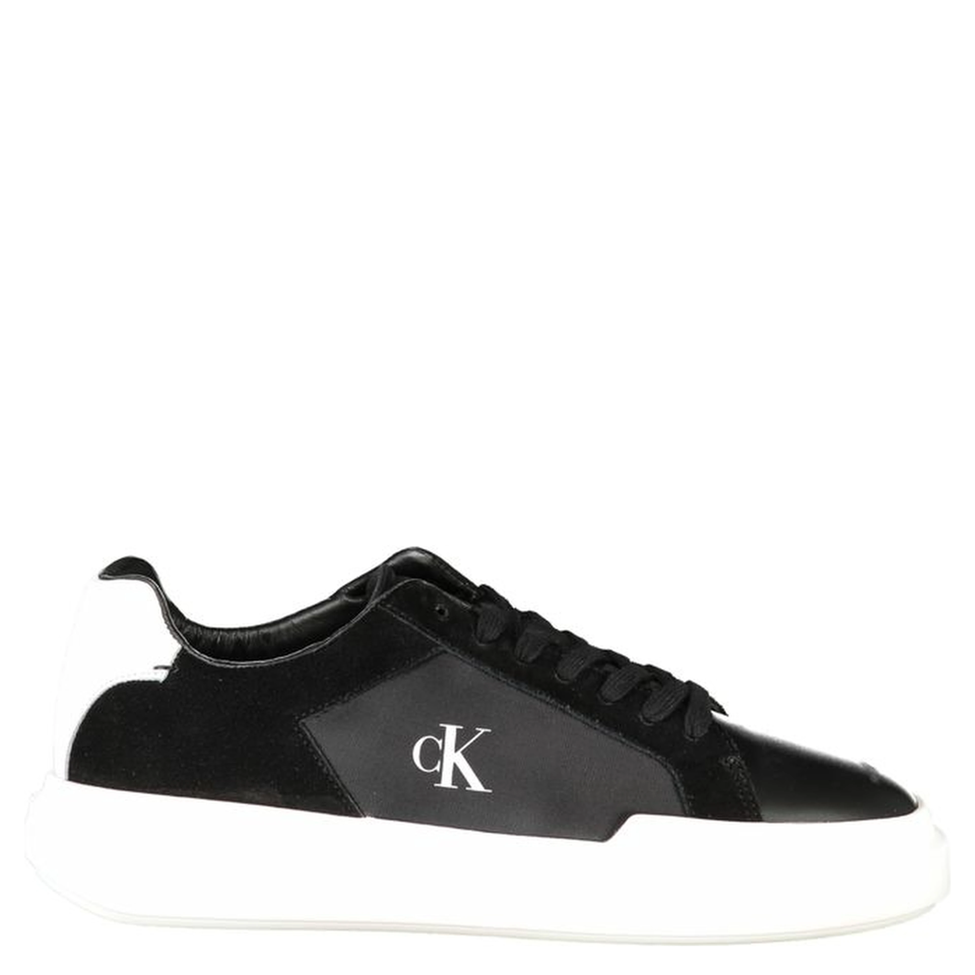 Black Leather Men Sneaker