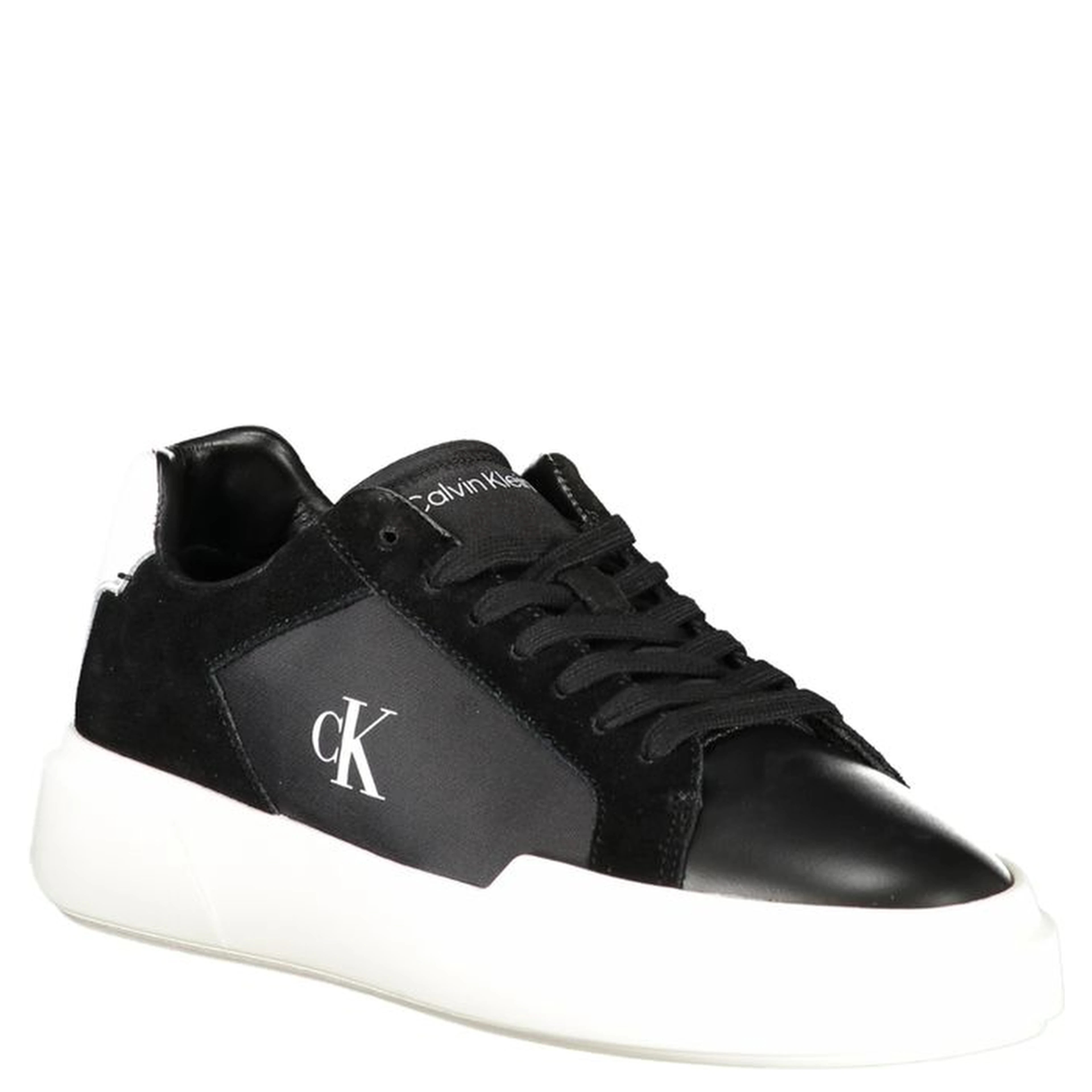 Black Leather Men Sneaker