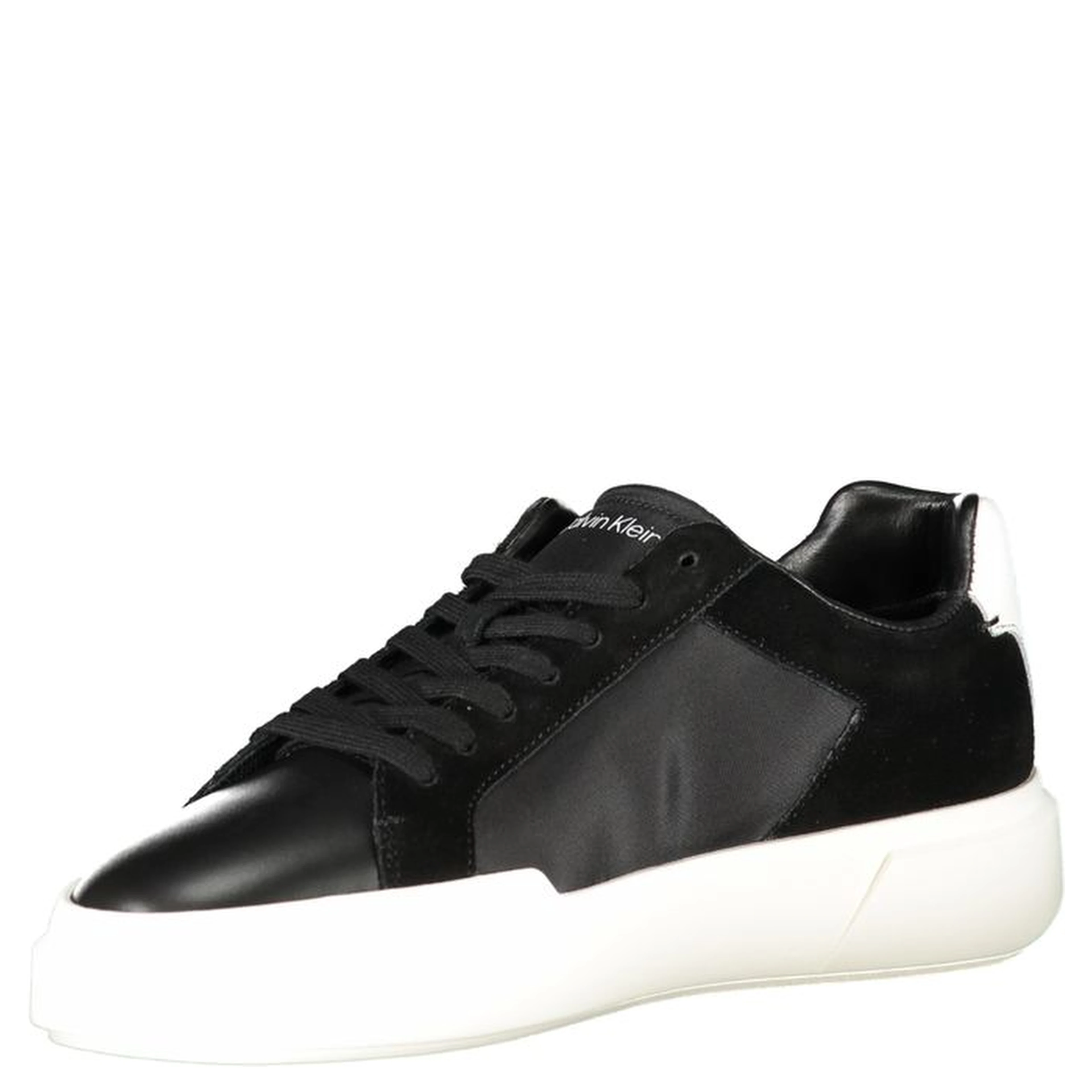 Black Leather Men Sneaker