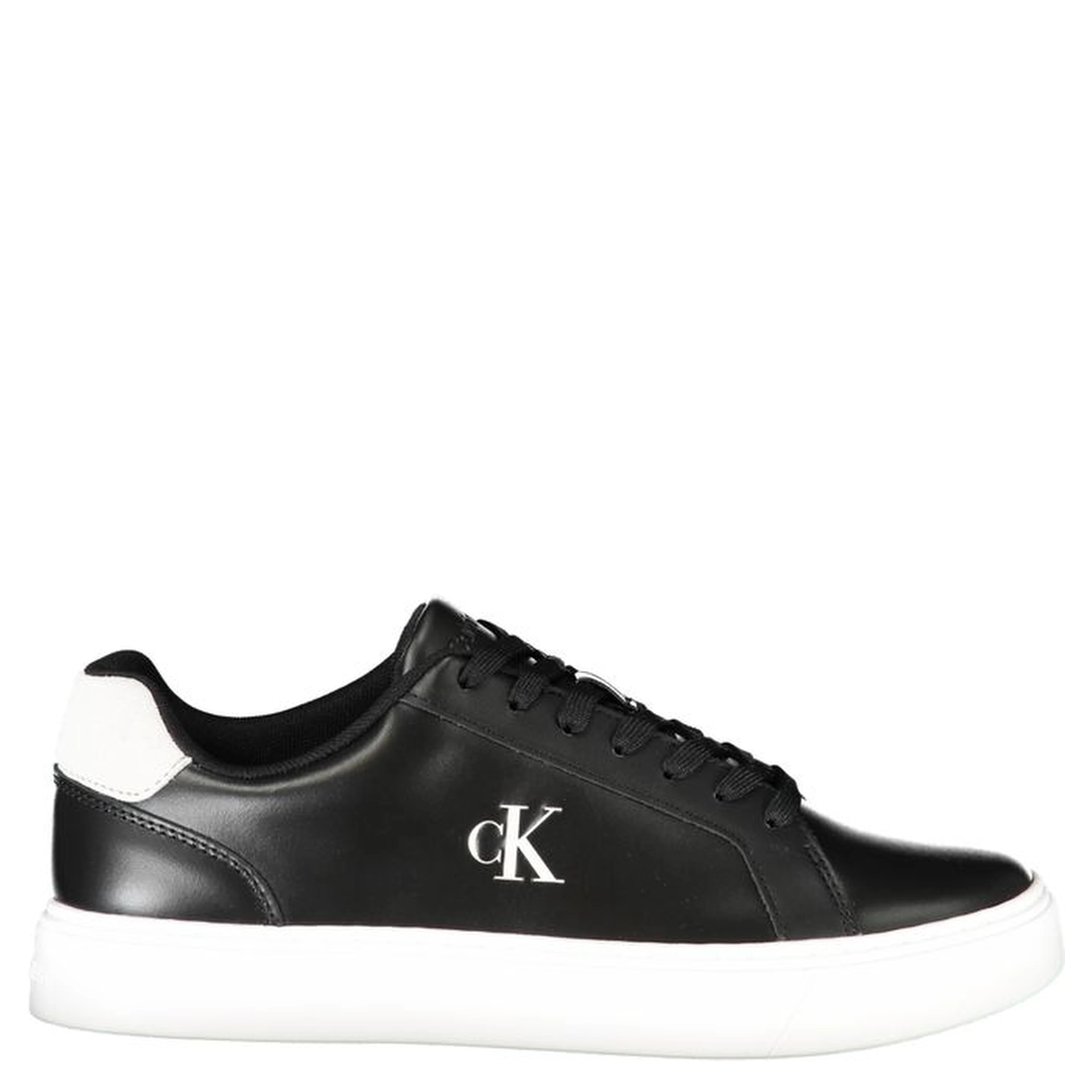 Black Leather Men Sneaker