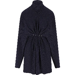 Safety Pin knitted mini dress