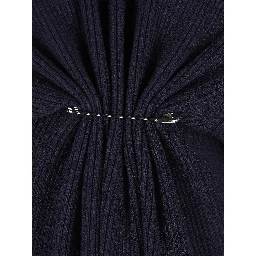 Safety Pin knitted mini dress