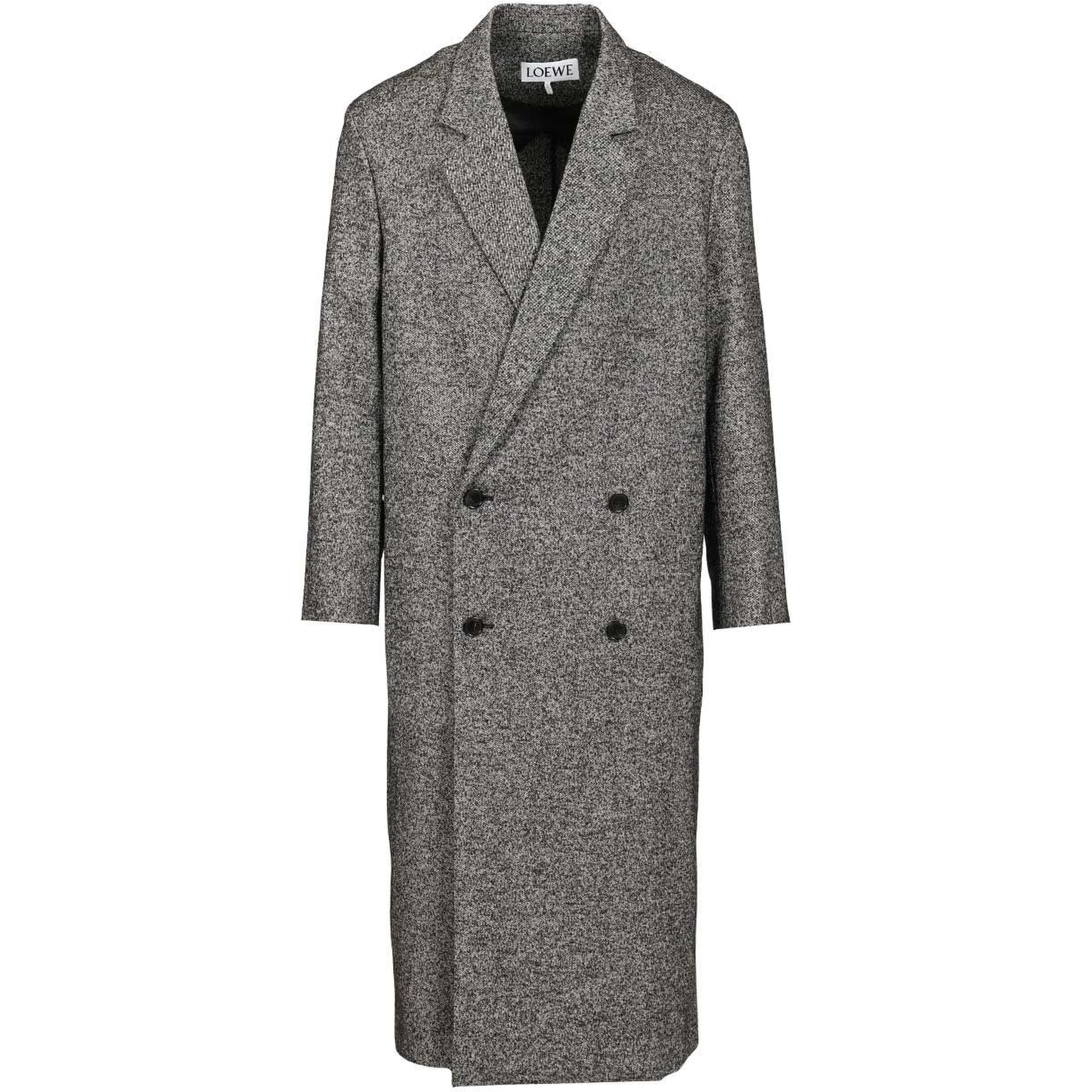 Double breasted coat in wool blend