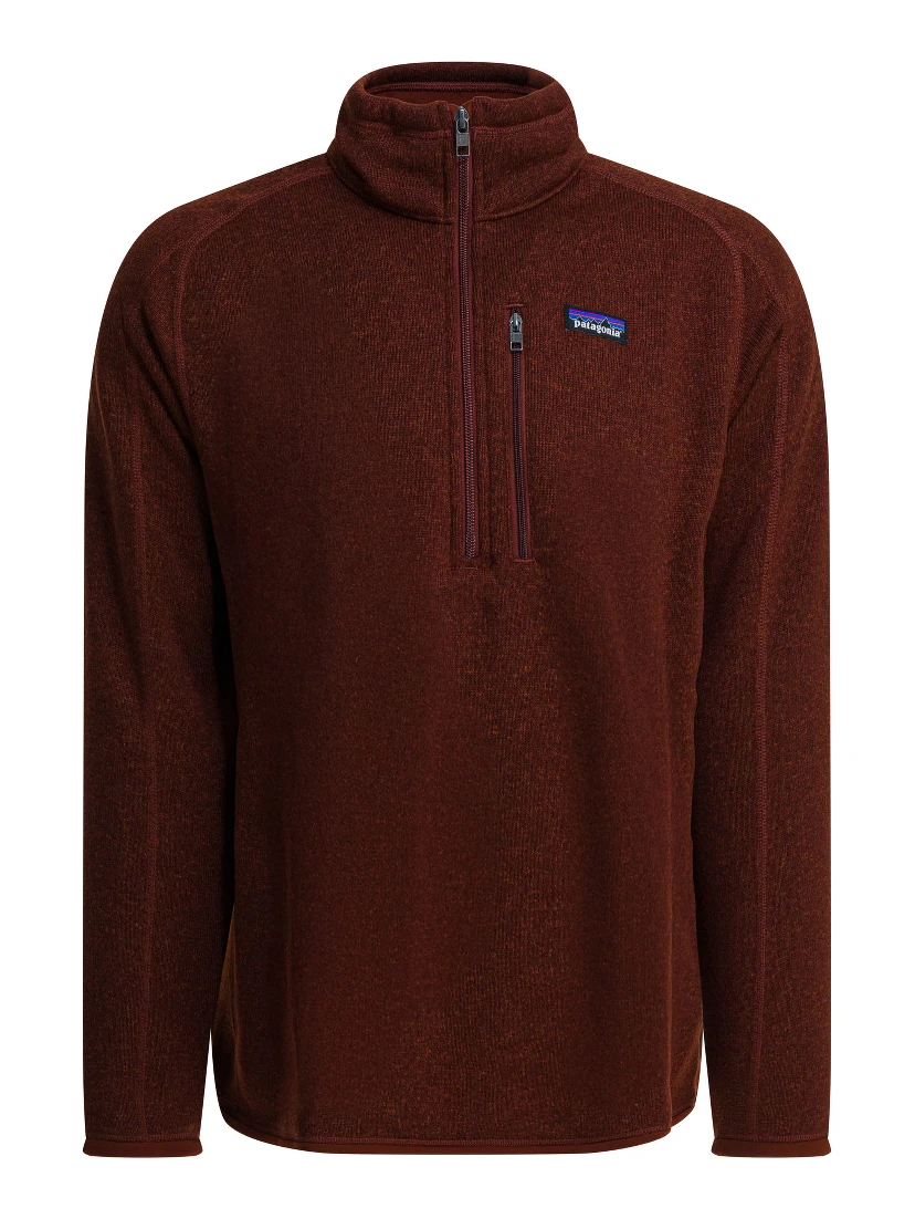 "Better Sweater" half-zip sweatshirt