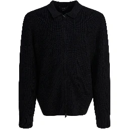 Wool blend cardigan