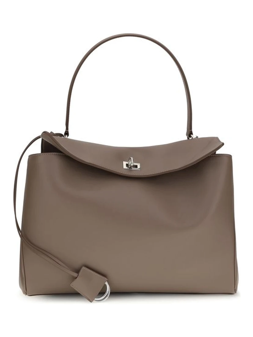 Gray Calf Leather Bos Taurus Shoulder Bag