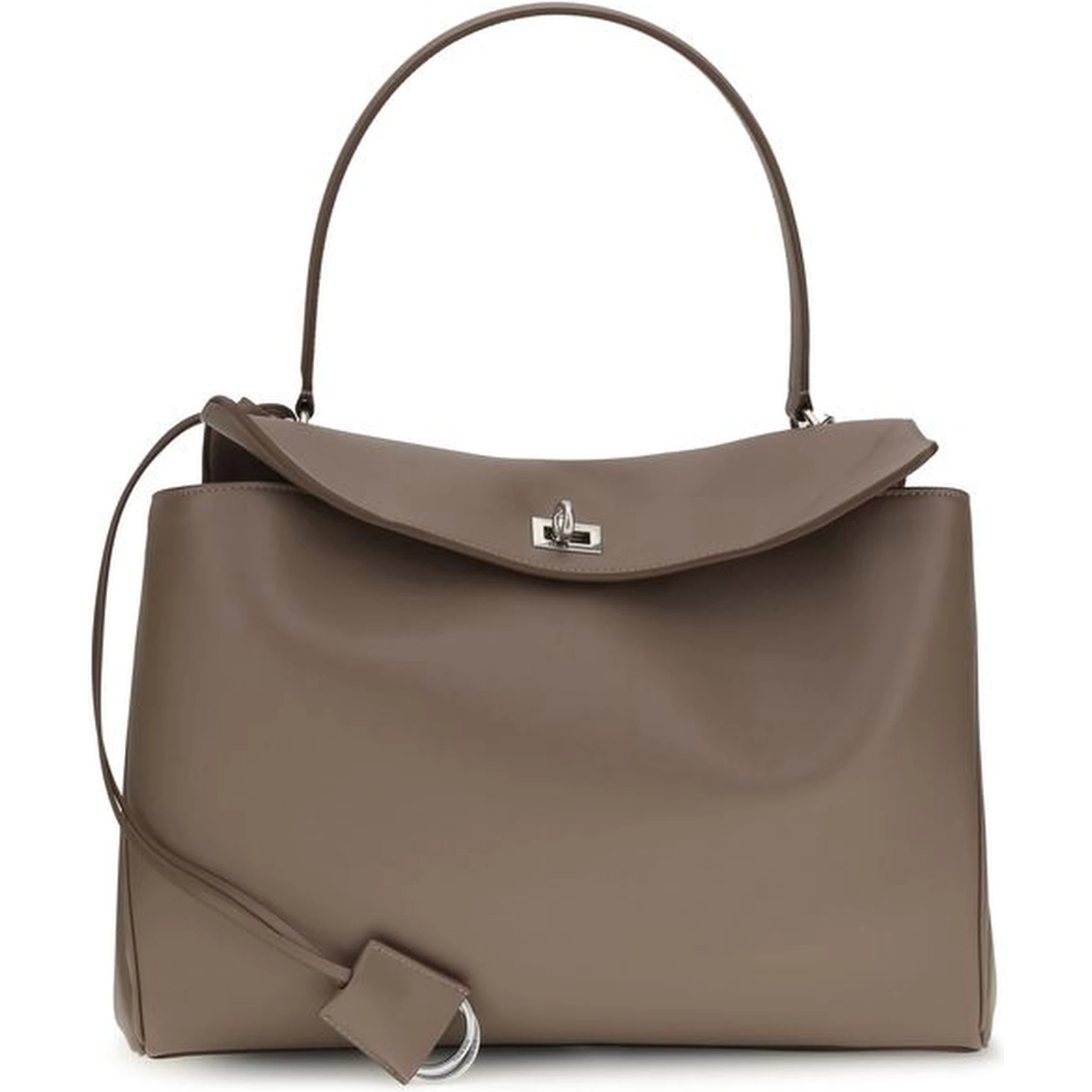 Gray Calf Leather Bos Taurus Shoulder Bag