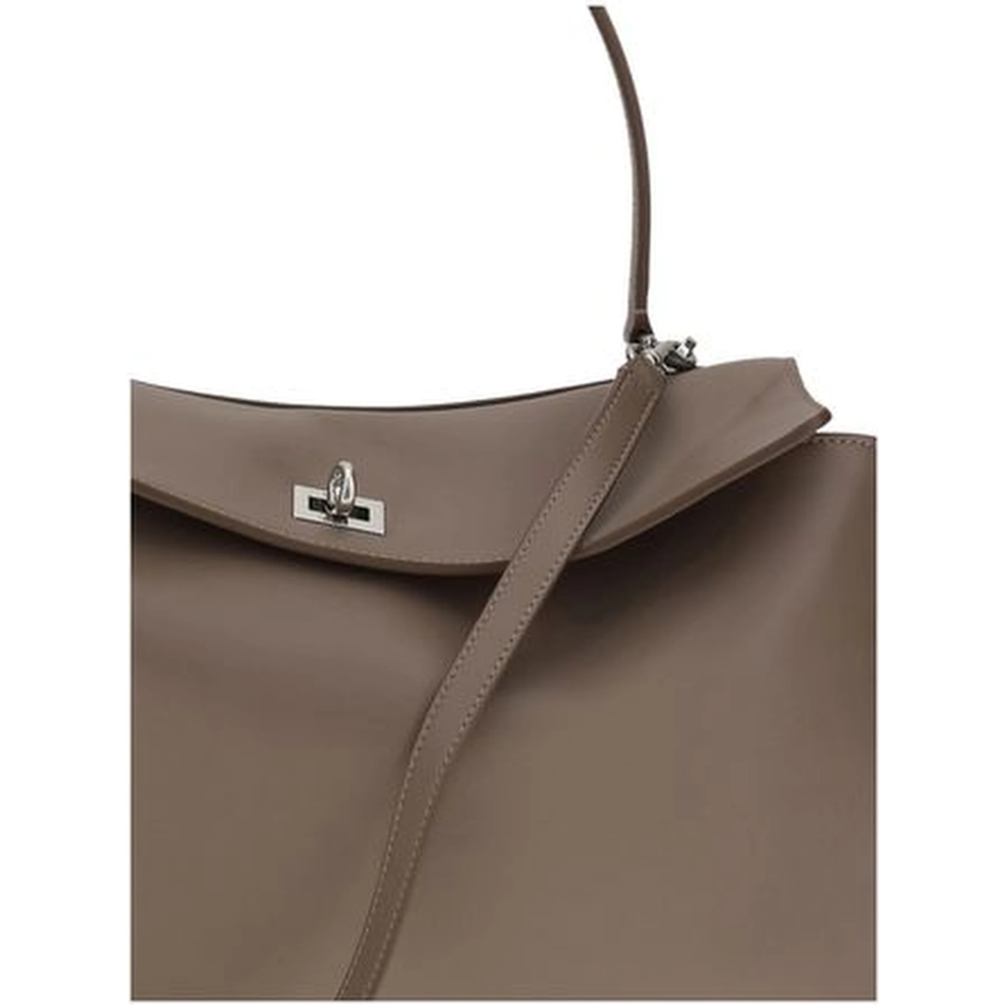 Gray Calf Leather Bos Taurus Shoulder Bag