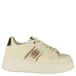 Beige Polyester Women Sneaker