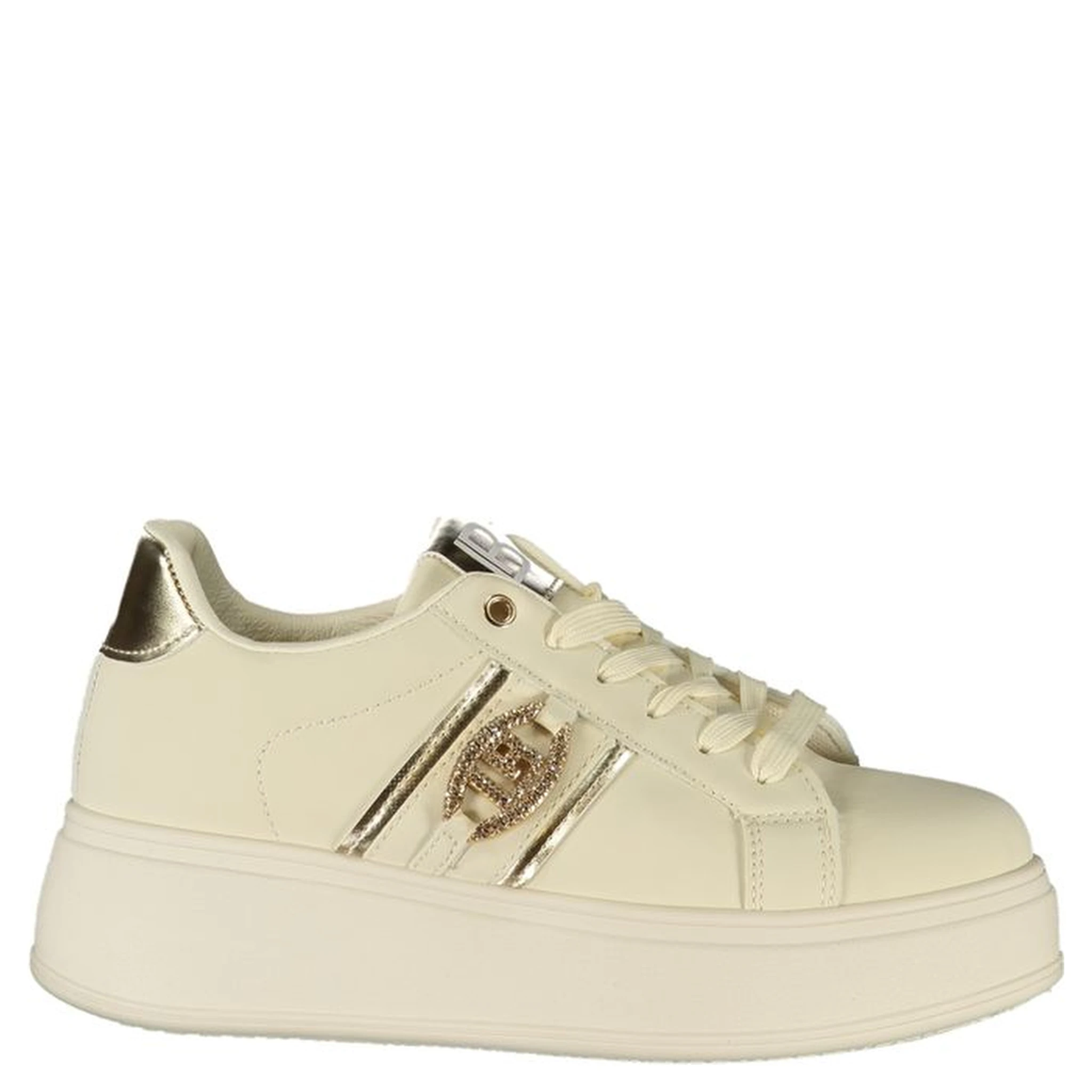 Beige Polyester Women Sneaker