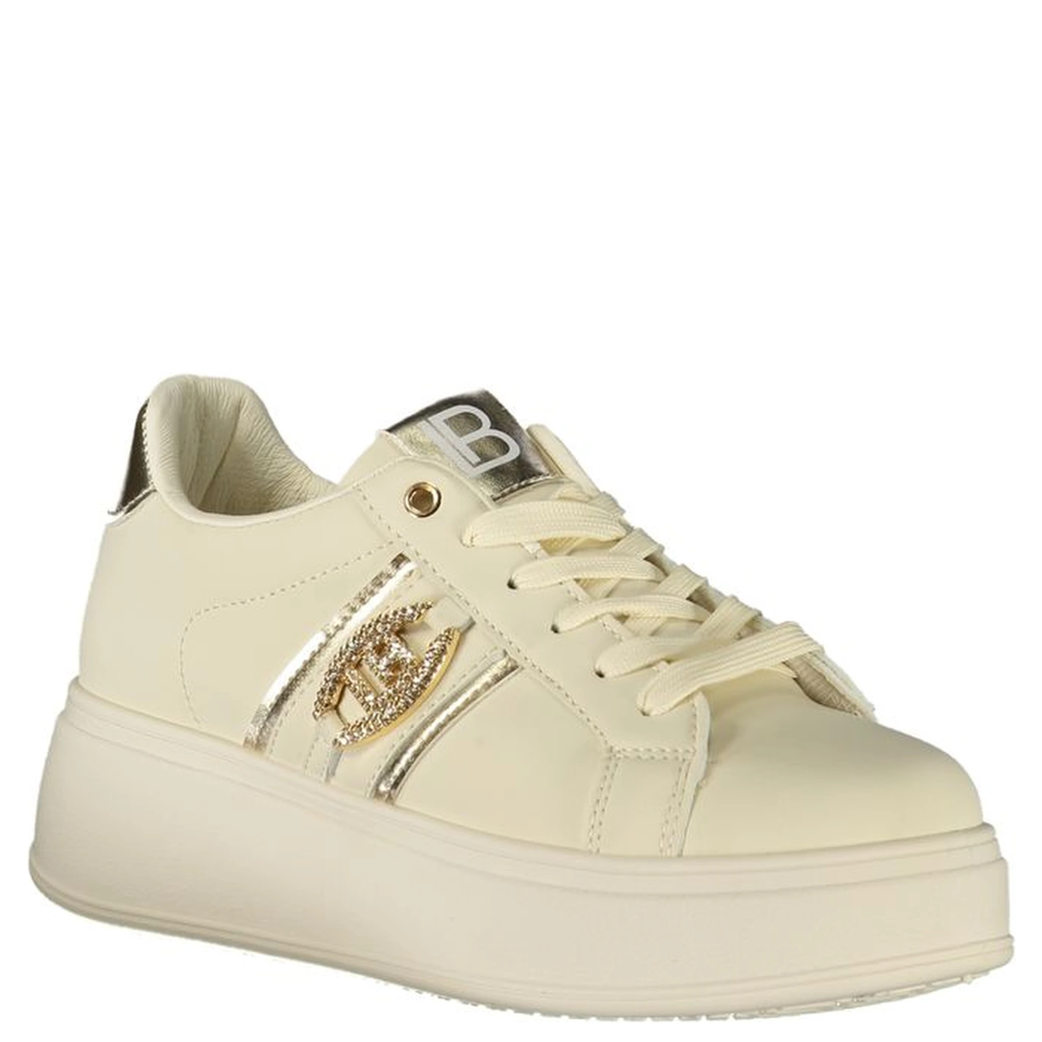Beige Polyester Women Sneaker