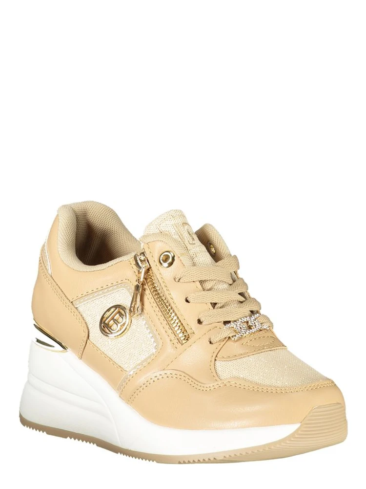 Beige Polyester Women Sneaker alternative