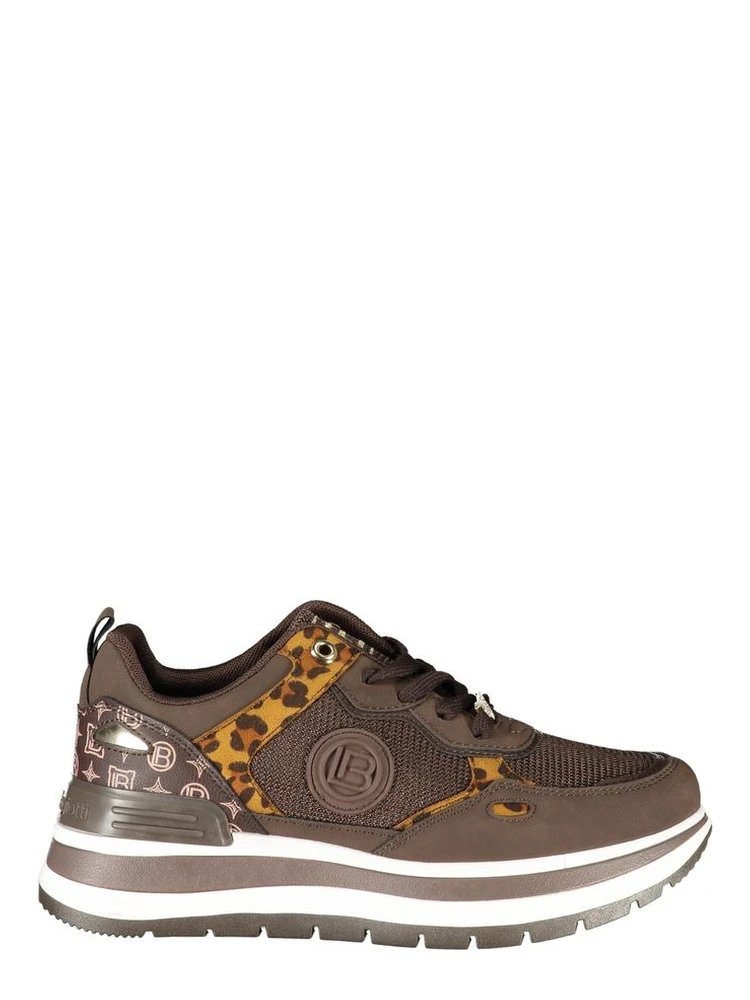 Brown Polyester Women Sneaker