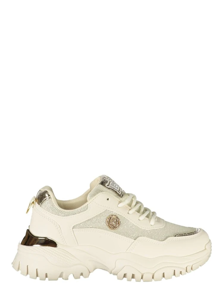 Beige Polyester Women Sneaker