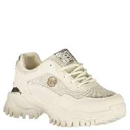 Beige Polyester Women Sneaker
