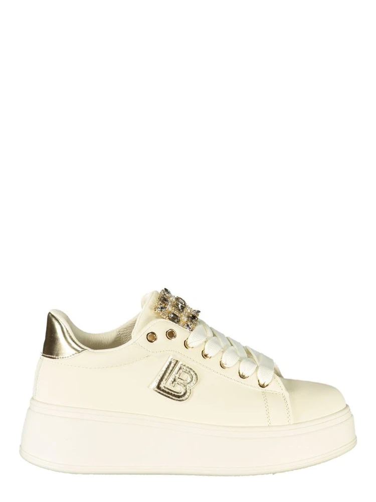 Beige Polyester Women Sneaker