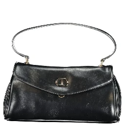 Black Polyethylene Women Handbag