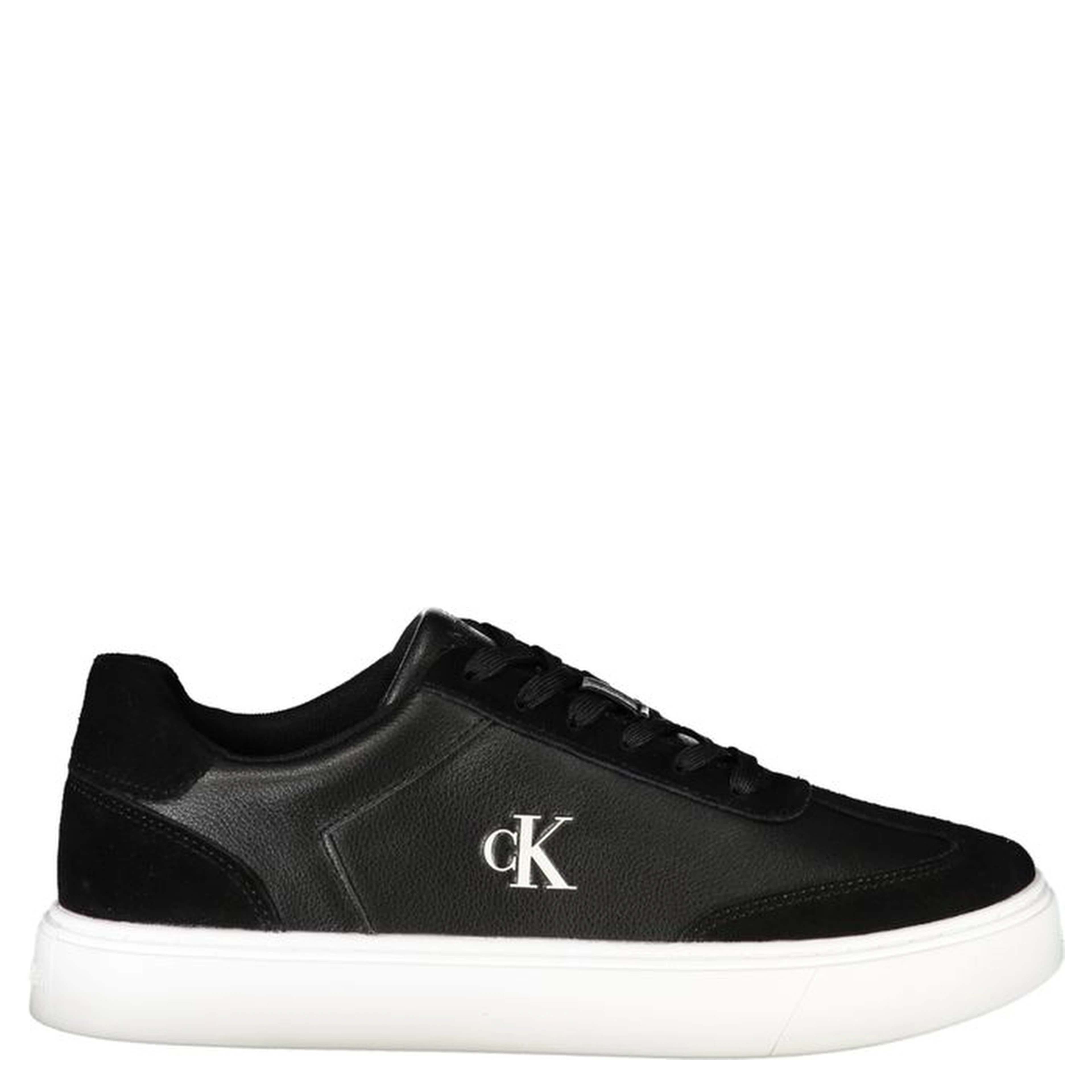 Black Leather Men Sneaker