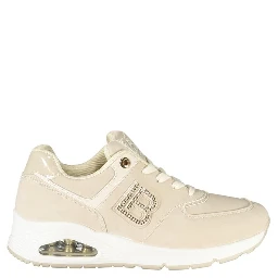Beige Polyester Women Sneaker