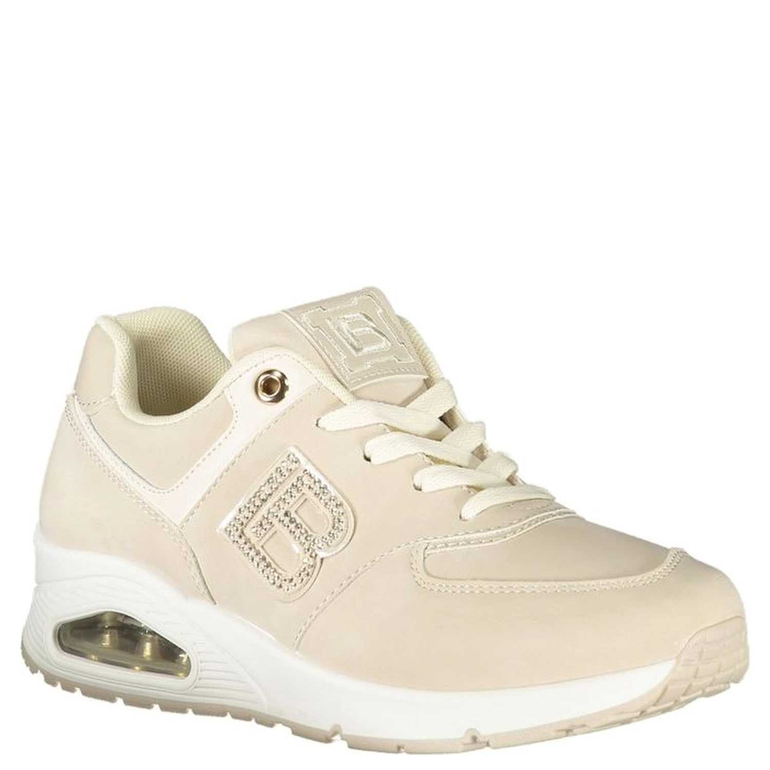 Beige Polyester Women Sneaker
