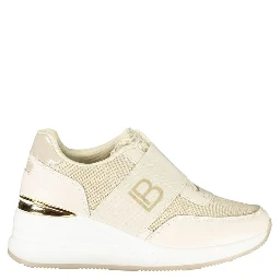 Beige Polyester Women Sneaker