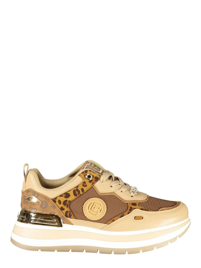 Brown Polyester Women Sneaker