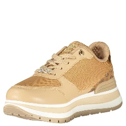 Brown Polyester Women Sneaker