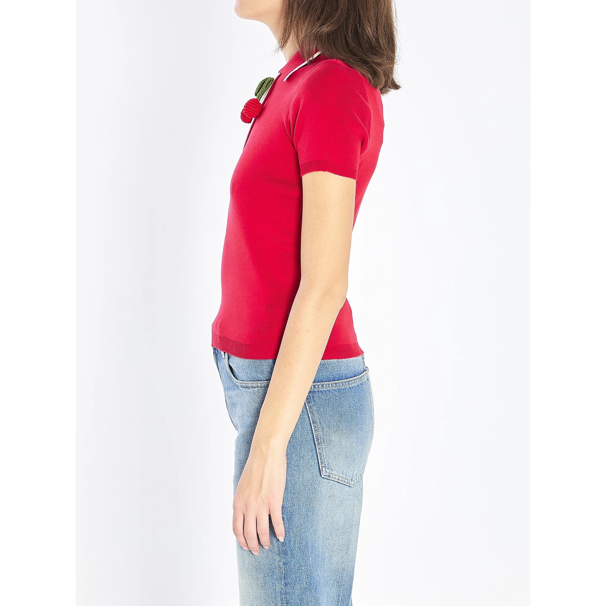 Embroidered Cherry polo