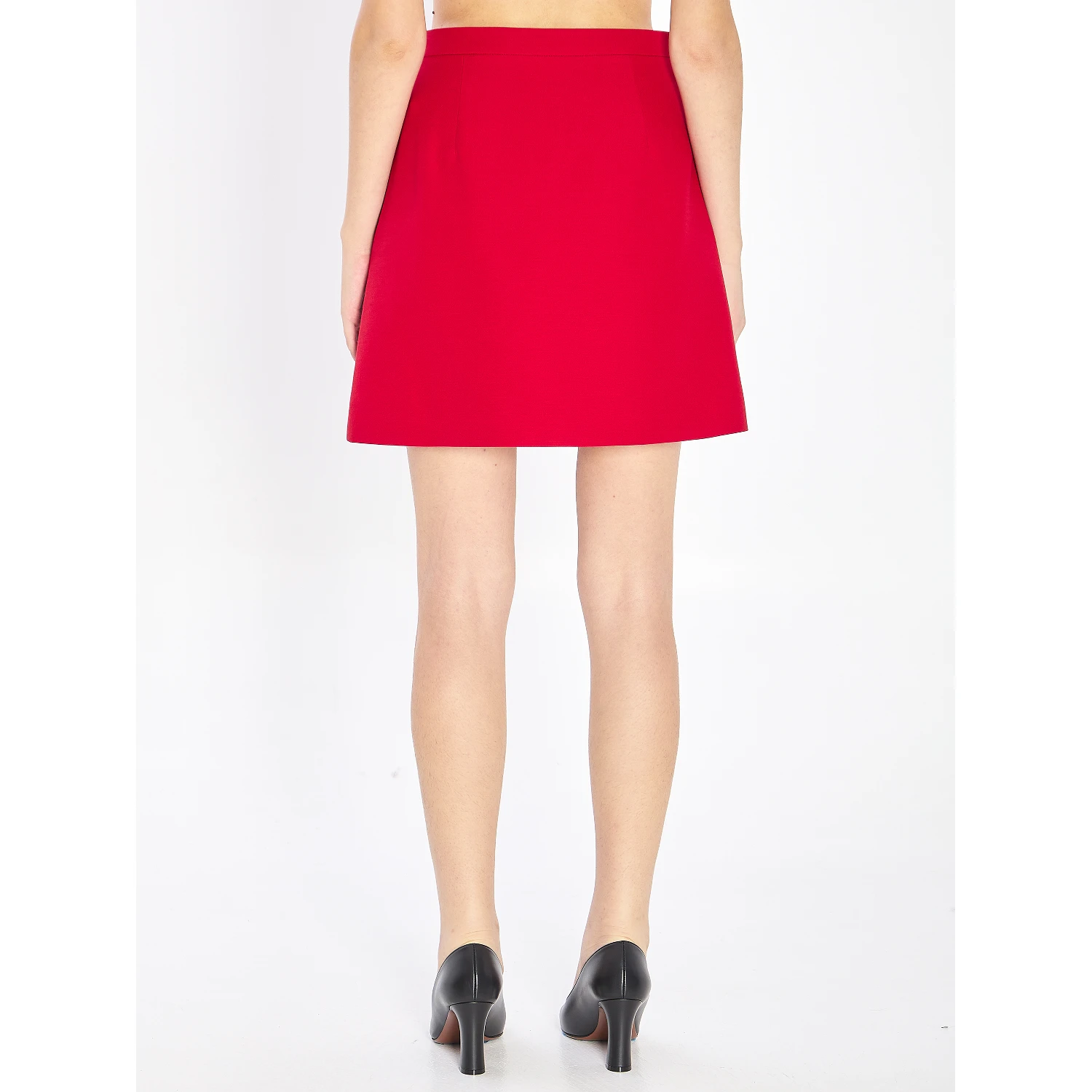 Mini skirt in crepe couture