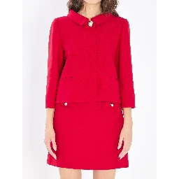 Jacket in crepe couture