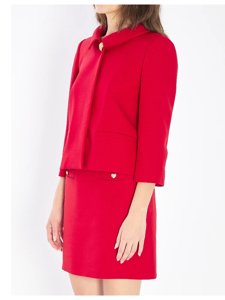 Jacket in crepe couture alternative