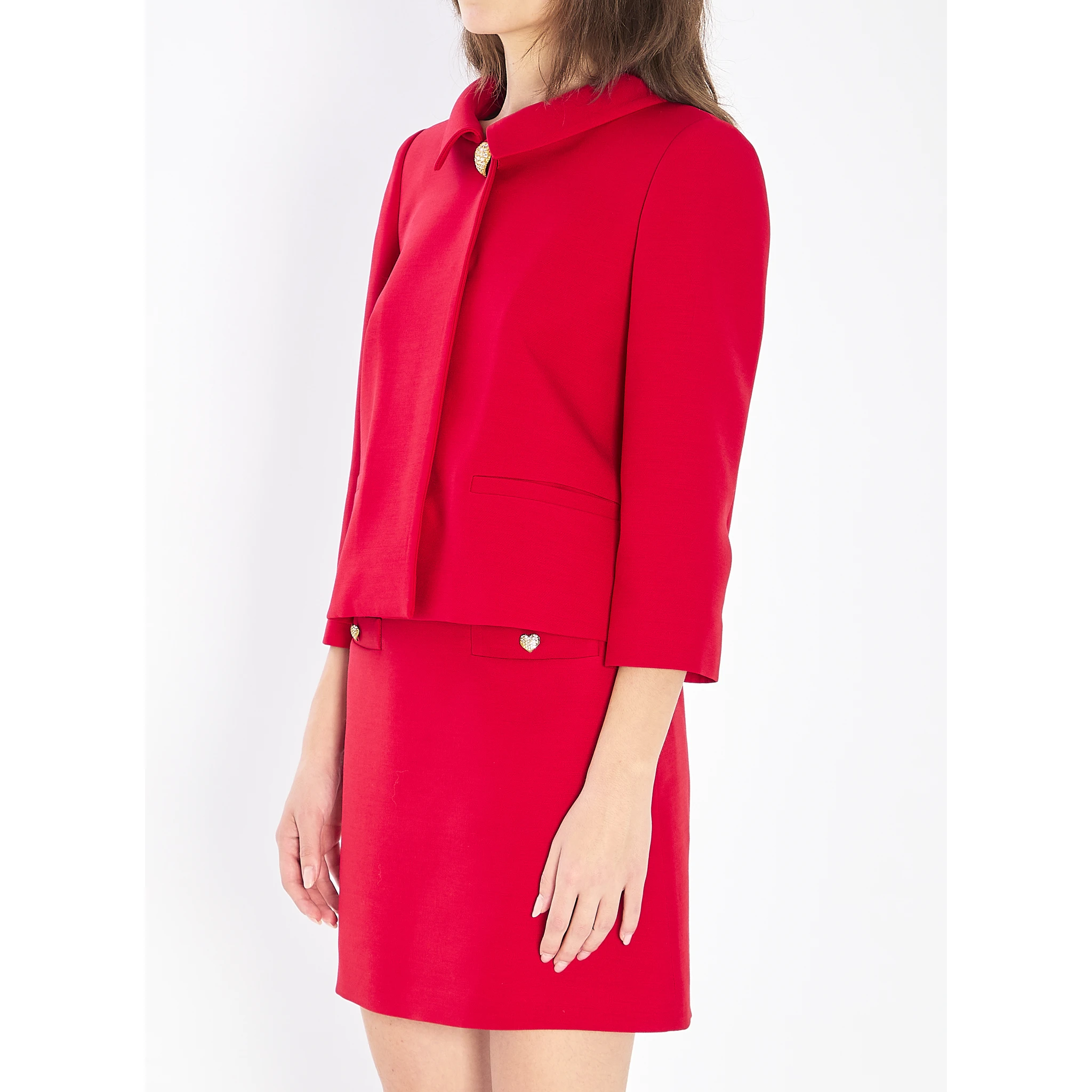 Jacket in crepe couture