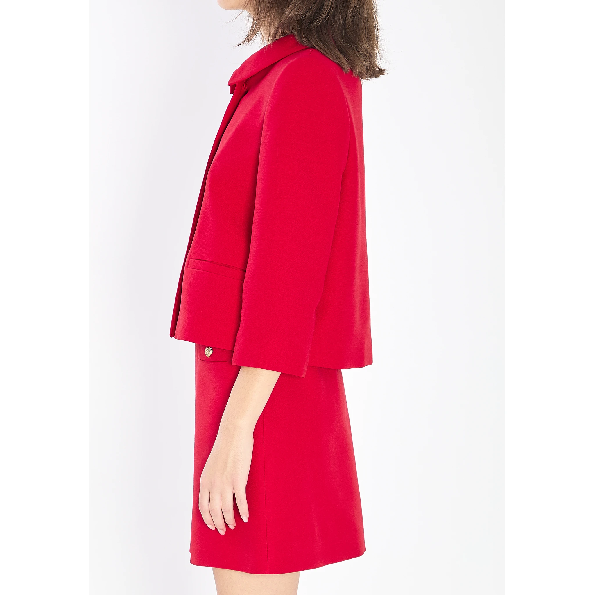 Jacket in crepe couture