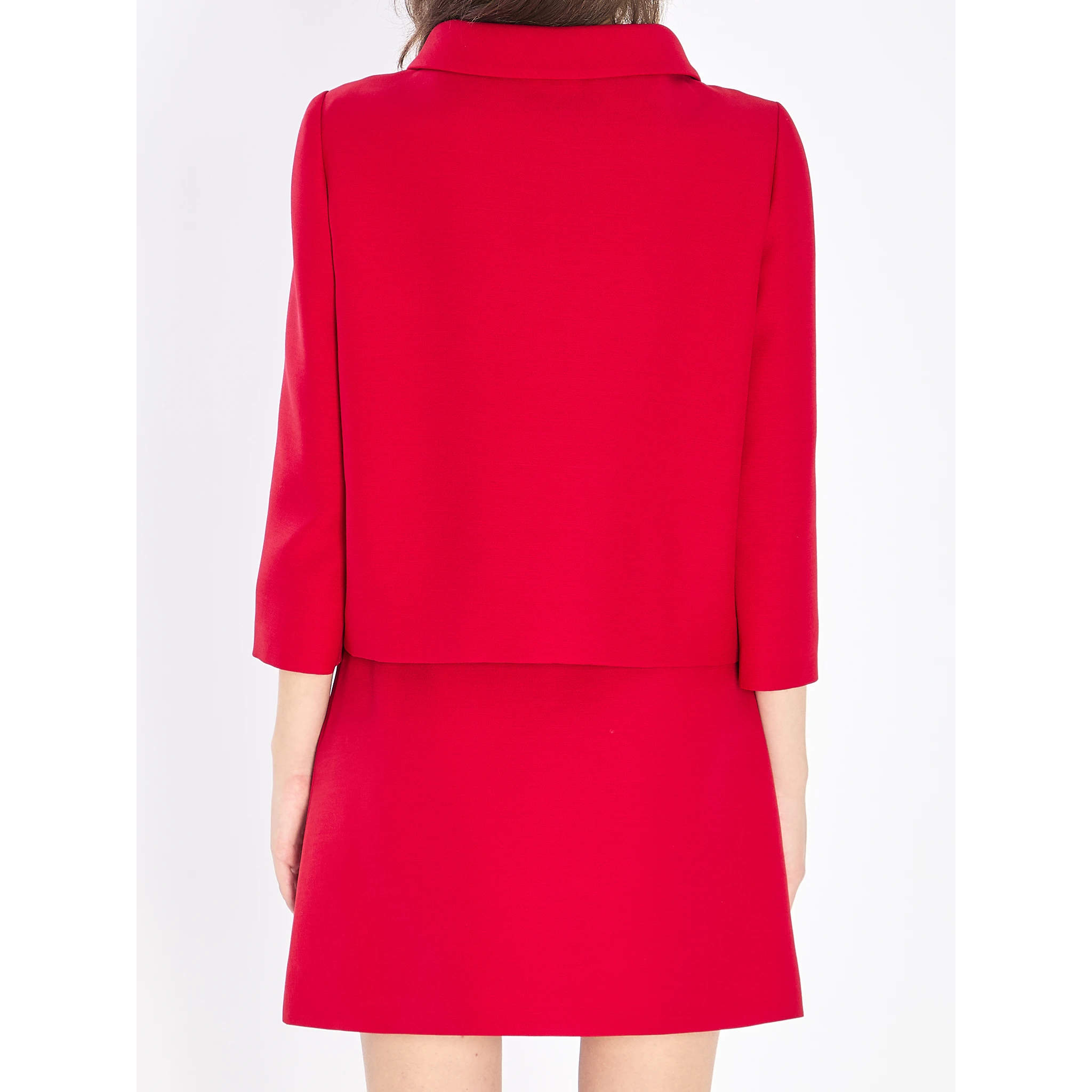 Jacket in crepe couture