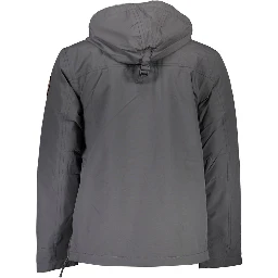 Grigio Polyamide Men's Jacket