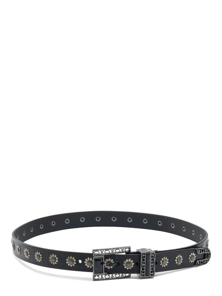 Belt with embroidery