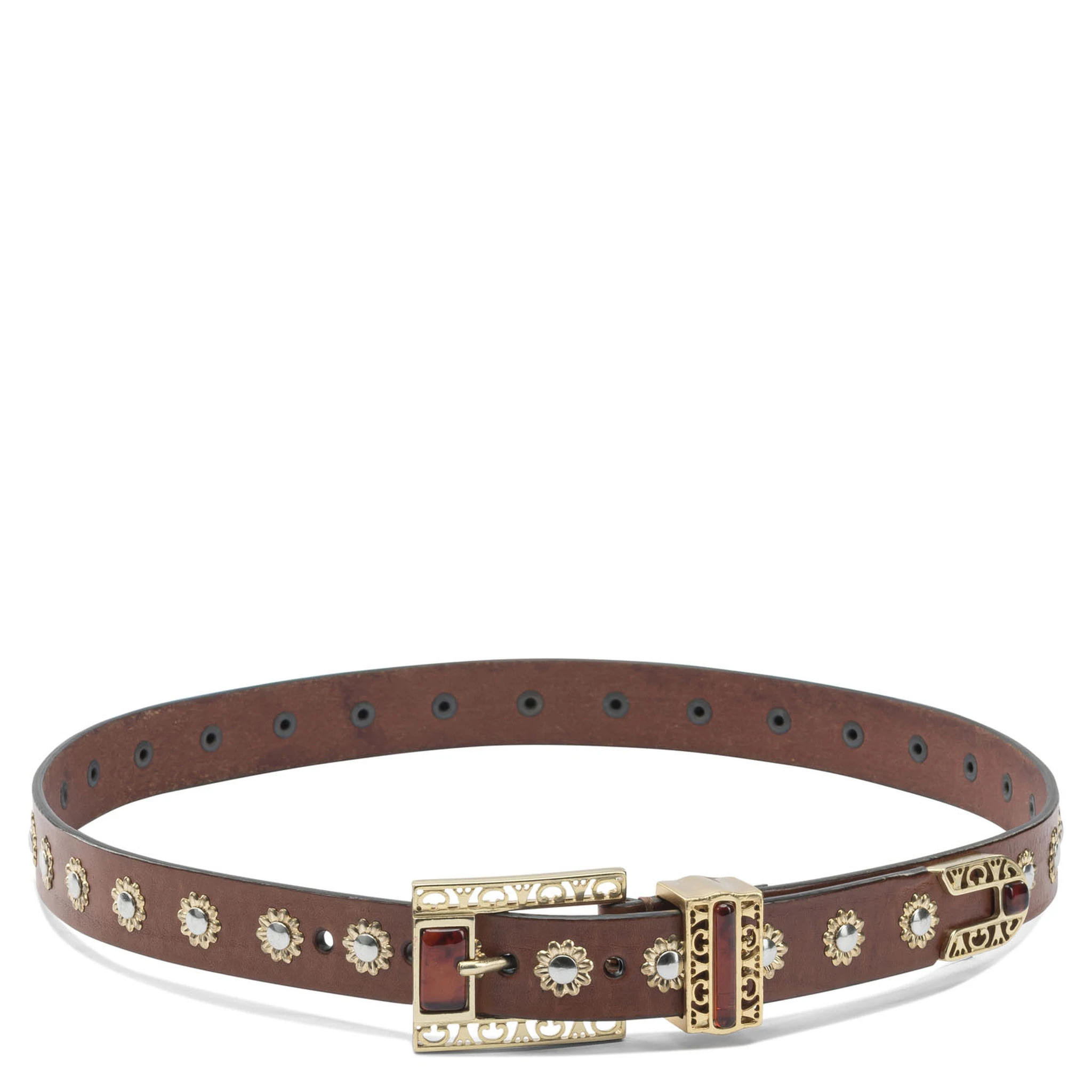 Belt with embroidery