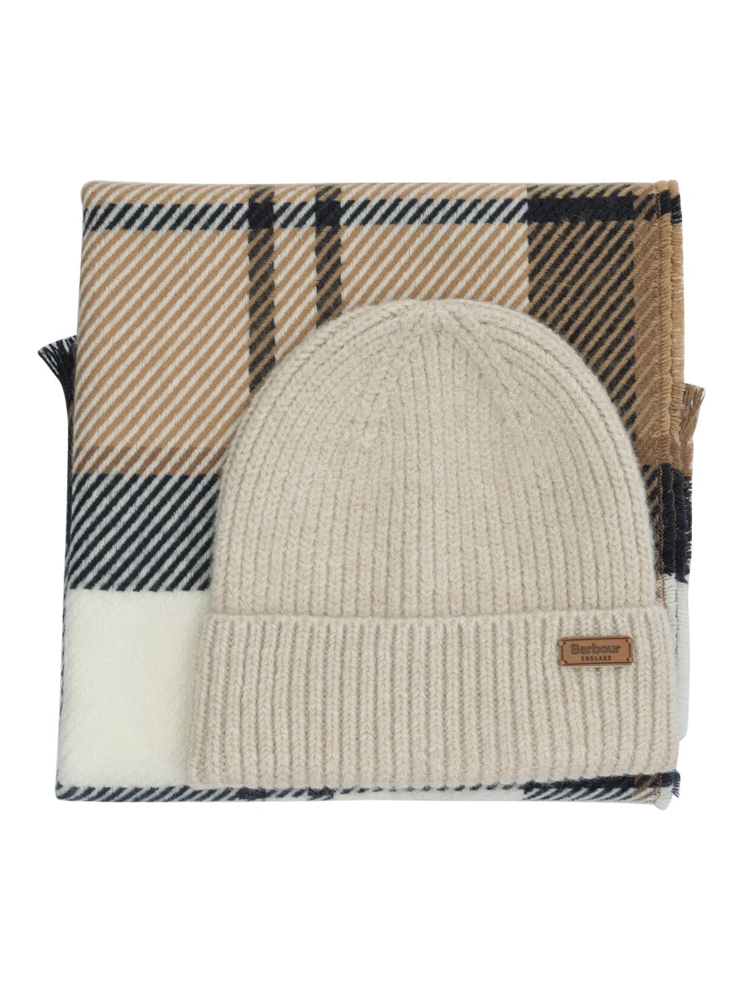 "Pendle" beanie and "Blair" scarf set.