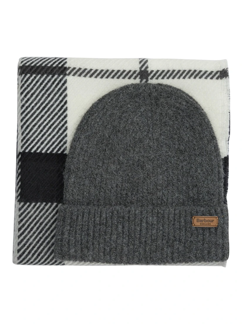 "Pendle" beanie and "Blair" scarf set.