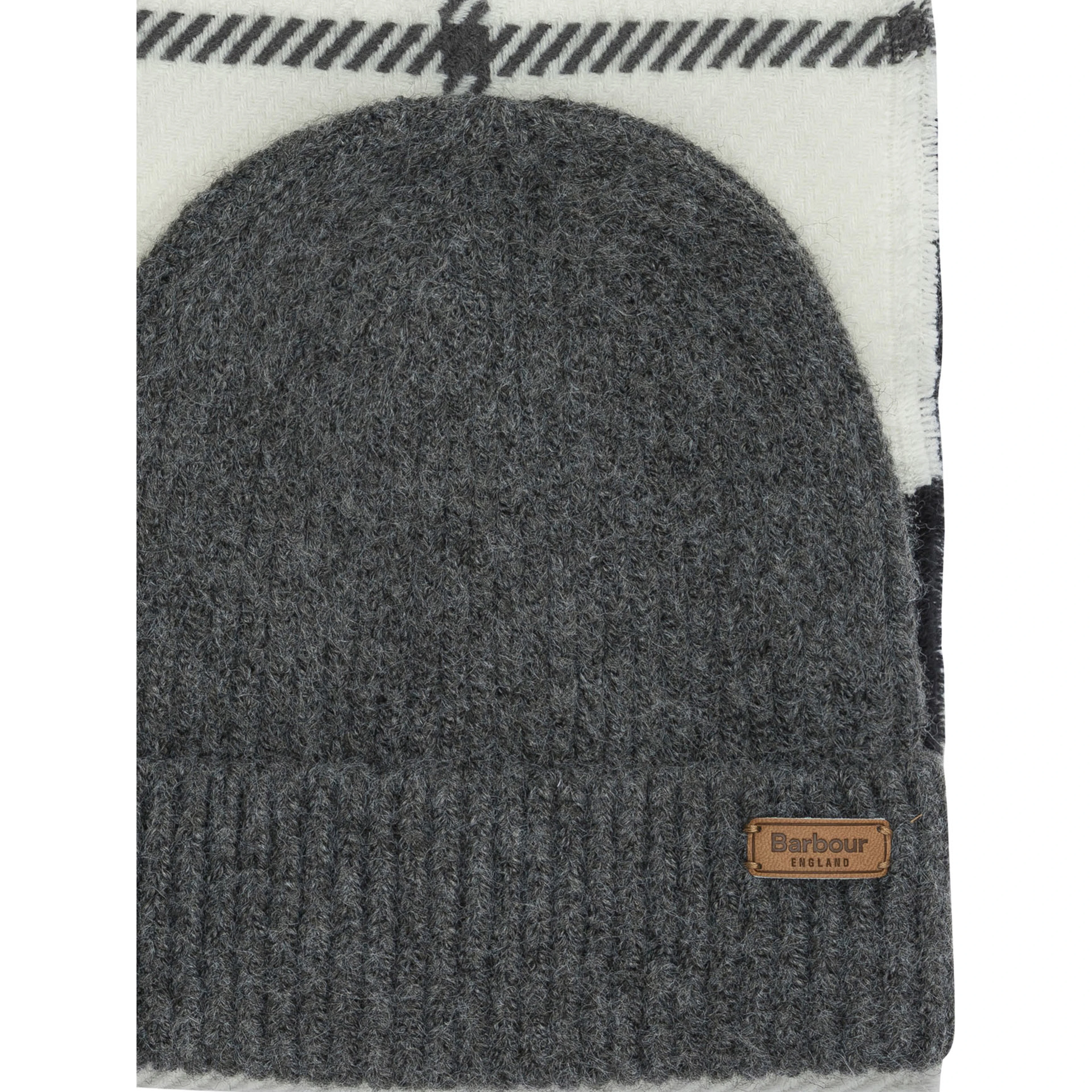 "Pendle" beanie and "Blair" scarf set.