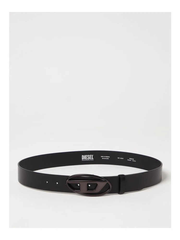 Black Leather Regular Belt