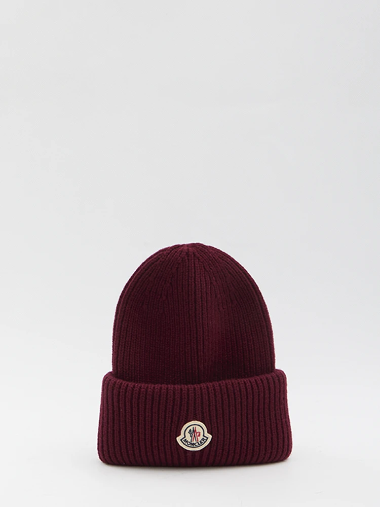 Wool and cashmere beanie