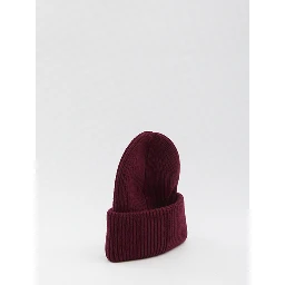 Wool and cashmere beanie