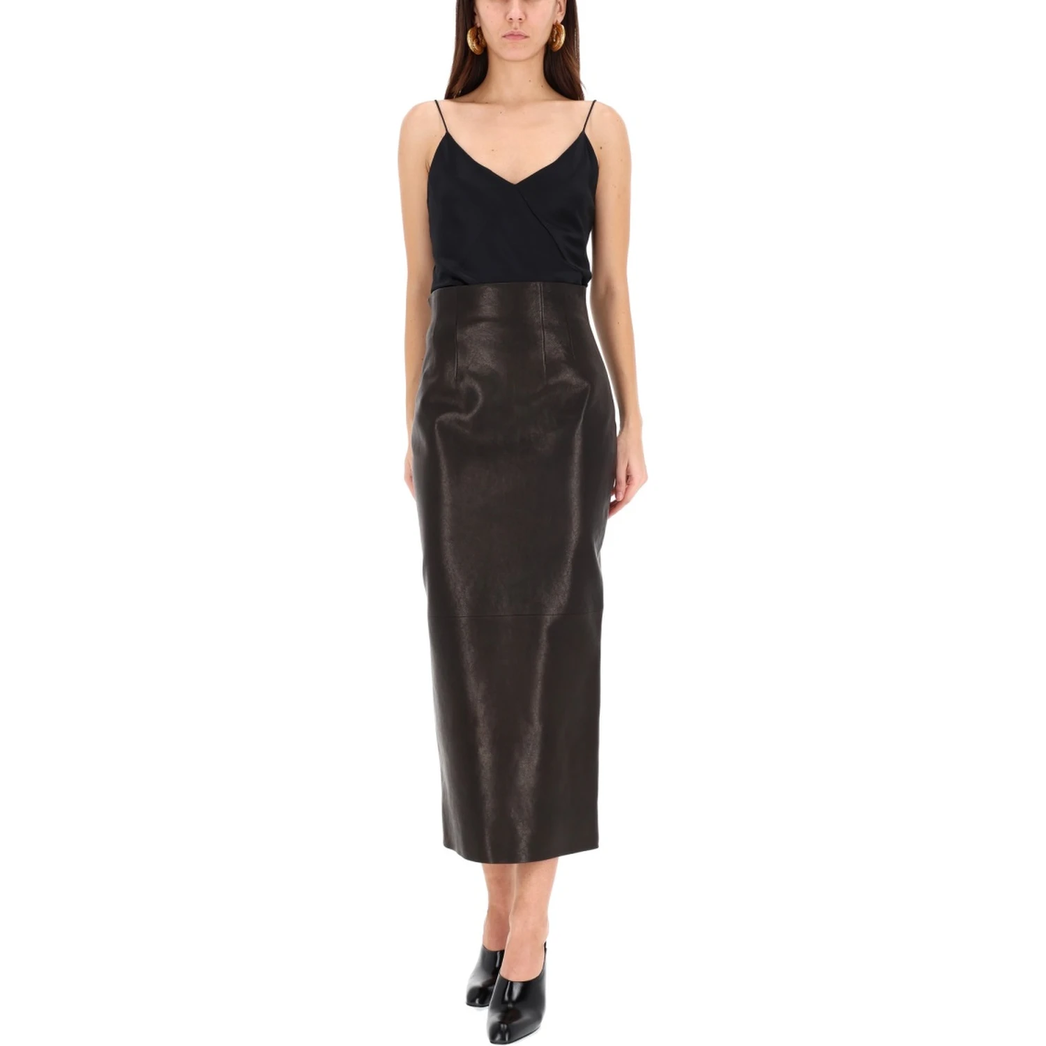 LEATHER "LOXLEY" SKIRT