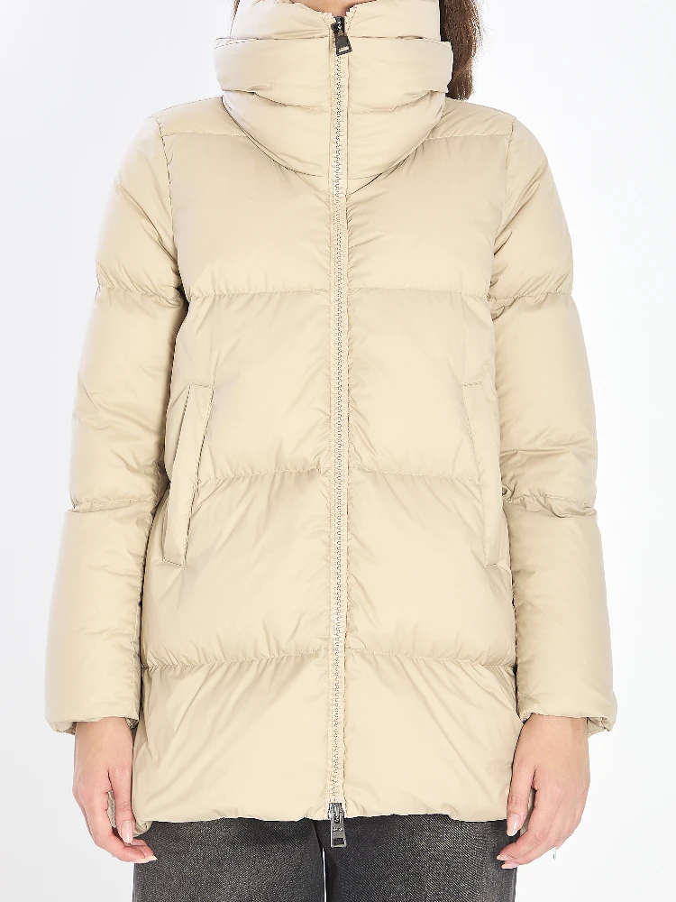 Nylon down jacket