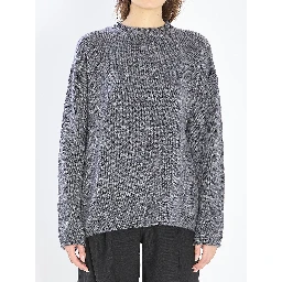 كنزة كريستي برقبة دائرية