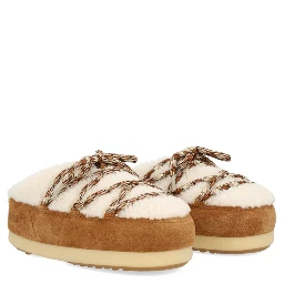 SHEARLING "EVX" MULES