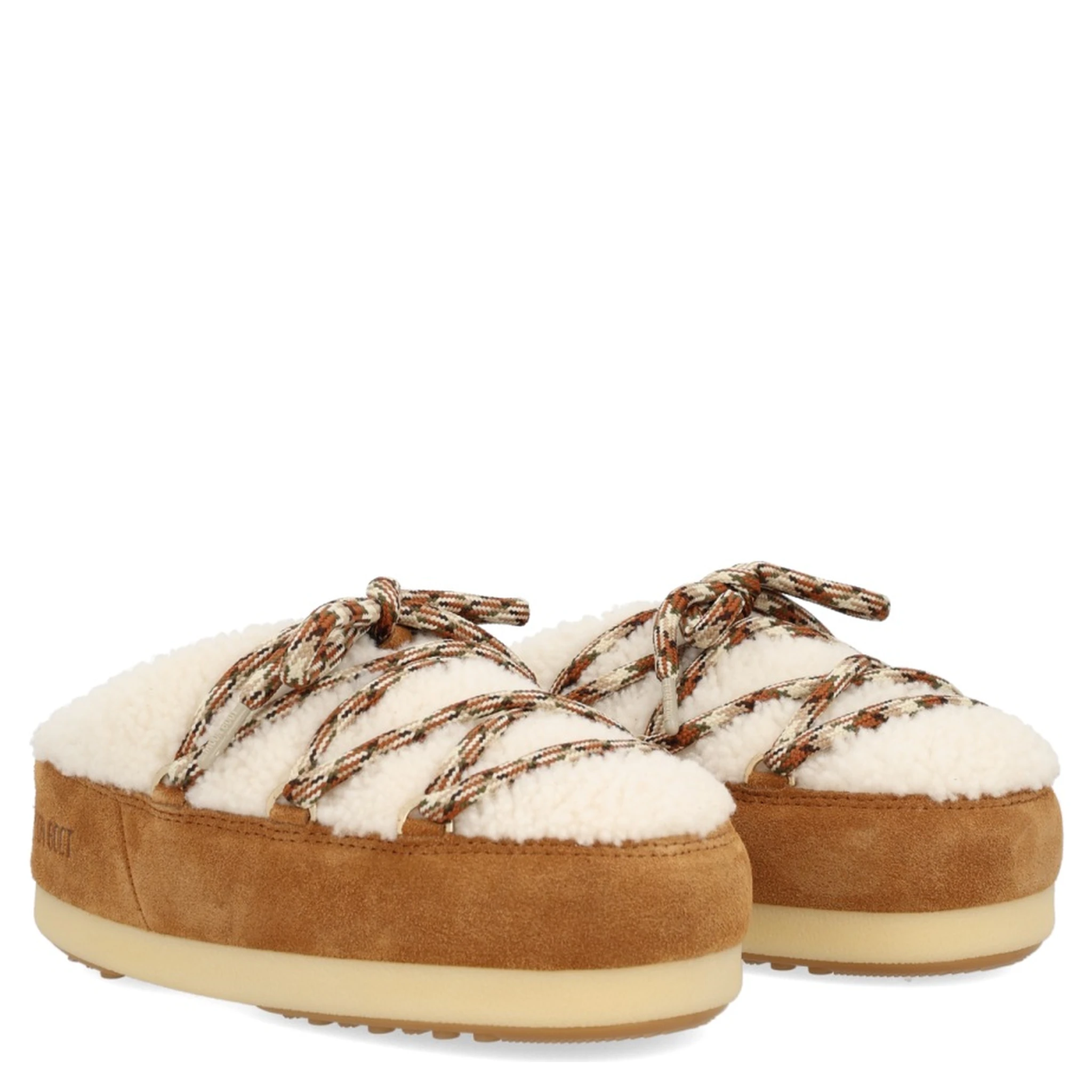 SHEARLING "EVX" MULES