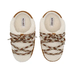 SHEARLING "EVX" MULES
